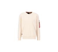 Sweatshirt Alpha Industries USN Blood Chit Blanc L