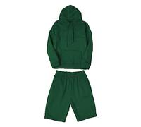 Sweatshirt And Shorts Set Men, Men'S Tracksuit 2 Piece Hooded Shirt Men Casual Sports Hoodie Shorts Set Lace-Up Pullover Sweatshirt Men'S Fashion Casual Solid Colour Two Piece Sports Tracksuit