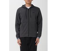 BOSS Cotton-blend zip-up hoodie with stripe details - Style FZ Hoodie Zone, 50542974 Dark Grey XXL