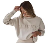 Sweatshirt | Bride Sweatshirt White, Honeymoon Sweat, Wifey Sweat, Bride Engagement Wedding Gift 2025