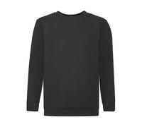 Sweatshirt child Fruit of the Loom Classic Noir 3/4 ans