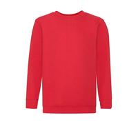 Sweatshirt child Fruit of the Loom Classic Rouge 5/6 ans