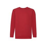Sweatshirt child Fruit of the Loom Classic Rouge 7/8 ans