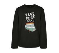Sweatshirt child Mister Tee kids take me to the ocean Noir 122/128