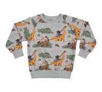 Sweatshirt child Raspberry Republic Dino Riders Gris 6/7 ans