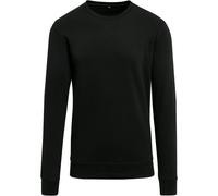 Sweatshirt Crewneck Longsleeve Build Your Brand Light Crew Cotton Baby Terry