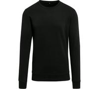 Sweatshirt Crewneck Longsleeve Build Your Brand Light Crew Cotton Baby Terry