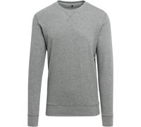 Sweatshirt Crewneck Longsleeve Build Your Brand Light Crew Cotton Baby Terry