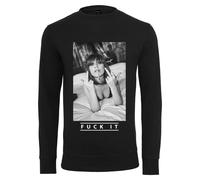 Sweatshirt Crewneck Mister Tee Fuck It 2.0 Noir S