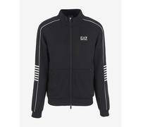 Sweatshirt EA7 Core Identity Full Zip black white - S