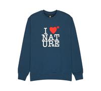 Element I Heart Sweatshirt Blue L Man