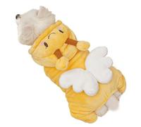 Sweatshirt for Small Dogs, Flannel Clothes with Bee Design - Hoodie with Cute Cats and Pet Tracksuit | For Bichon Puppy All Breeds Home Travel Outdoor Indoor Walking Photogra