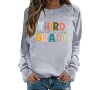 Sweatshirt For Women,Third Grade 3Rd Grade Teacher Crew Back To School Team T-Shirt