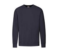 Sweatshirt Fruit of the Loom Lightweight Set-In Bleu S