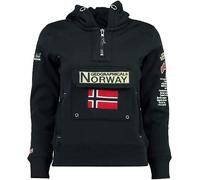 Sweatshirt Geographical Norway Gymclass Hoodie Woman Polyester Blue