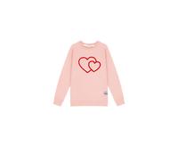 Sweatshirt girl French Disorder Duo Heart Pink 13/14 years