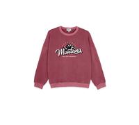 Sweatshirt girl French Disorder Max Washed Montana Rouge 7/8 ans