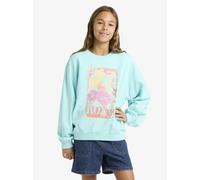 Roxy Lineup Terry - Girls 4-16 Blue Oversized Sweatshirt