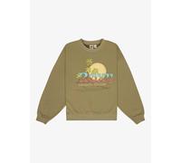 Roxy Lineup Terry - Girls 4-16 Green Oversized Sweatshirt