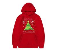 Sweatshirt Girls Christmas Jumpper Girls Long Sleeve Crewneck Jumppers Cute Cartoon Casual Sports Winter Long Sleeve Loose Girls Pullover Jumpper Winter Sweater for 4-11 Years (Red, 10-11 Years)