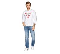 Sweatshirt Guess Audley CN Blanc 2XL