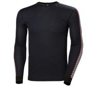 Helly Hansen Men's HH Lifa Stripe Crew, Navy, M