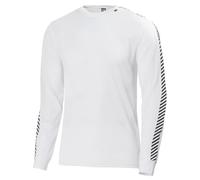 Helly Hansen Dry Stripe Crew Long Sleeve Base Layer White M Men