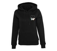 Sweatshirt hoodie woman Mister Tee Kicks Love EMB Noir XS