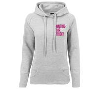 Miss Tee Waiting For Friday Hoodie Grey XS Woman