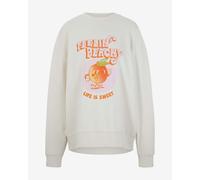 Sweatshirt HUGO Drisina white pink orange woman - XL