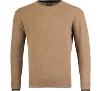 JACK PYKE Ashcombe 100% Lambswool Long Sleeve Crew Neck Knitted Jumper Pullover Barley Small