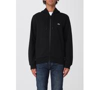 Lacoste Mens Fleece Full-Zip Hoodie - Black 031 - Black 031 - L