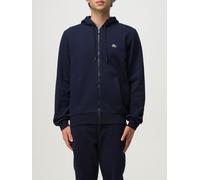 Lacoste Mens Fleece Full-Zip Hoodie - Navy Blue 166 - Navy Blue 166 - L