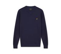 Lyle & Scott Mens Sweaters Crew Neck Sweatshirt Blue Cotton - Size Medium