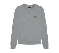 Lyle & Scott Mens Crew Neck Sweatshirt in Grey Cotton - Size Medium