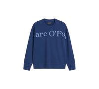 Marc OߴPolo Men's Organic Cotton Sweatshirt with Round Neck, Blue (Iris Ink), M