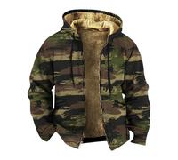 Sweatshirt Men's Cotton XL Hoodie Men's Black Regular Fit Pullover Thick Hoodie Plus Velvet Winter Coat Long Sleeve Hooded Coat Autumn Printed Sweater Camouflage Sports Top, navy, M