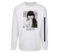 Sweatshirt Mister Tee Fuck it Blanc XS