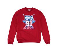 Sweatshirt Mitchell & Ness All Star West 1991 Rouge M