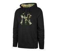 Sweatshirt New York Yankees 47Brand MLB Fisherman Camo Pop Burns Noir XL