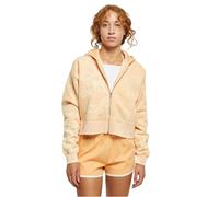 Sweatshirt oversize zipped court à capuche femme Urban Classics Towel Washed Orange XL