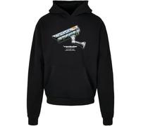 Sweatshirt oversized hoodie Mister Tee CCTV Ultraheavy Noir XS