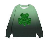 Sweatshirt Pullover for Girls Cute Printed Long Sleeves Sweatshirts Casual Crew Neck Fall Winter Pullover Tops Toddler Clothes Casual Comfy Fleece Jumper School Warm Teen Girl Coat