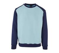 Sweatshirt round neck Urban Classics 2-Tone Fake Raglan Bleu L