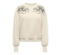 Sweatshirt round neck woman Only Brooke Blanc L