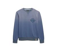 Sweatshirt Superdry Block Text Bleu S
