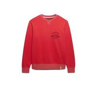 Sweatshirt Superdry Block Text Rouge S