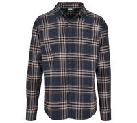 Urban Classics Campus Long Sleeve Shirt Blue S Men
