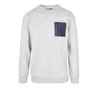 Sweatshirt Urban Classics military crew Gris M