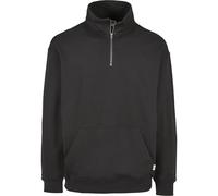 Urban Classics Men's Organic Basic Troyer Sweater, Black, L